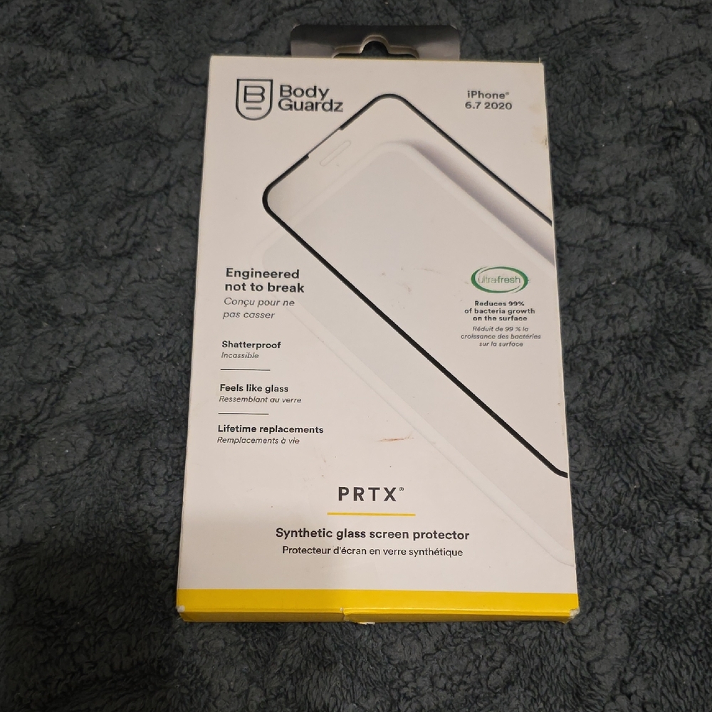 Body Guardz Iphone 12 Pro 6.7 2020 Synthetic Glass Screen Protector
